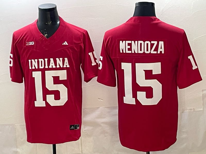 Men Ohio State Buckeyes #15 Mendoza Red 2026 NCAA Jersey 04->ncaa teams->NCAA Jersey